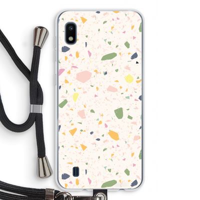 Terrazzo N°21: Samsung Galaxy A10 Transparant Hoesje met koord