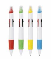 4-kleuren Balpen met Stift