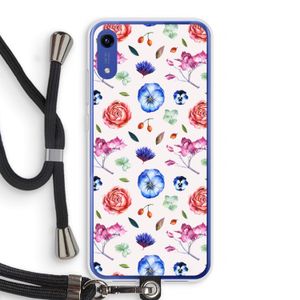 Bloemetjes: Honor Play 8A Transparant Hoesje met koord