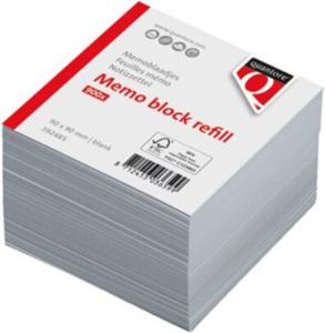 Navulling memokubus 90x90mm wit 900 vel