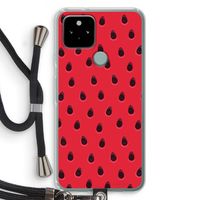 Watermelon: Pixel 5 Transparant Hoesje met koord