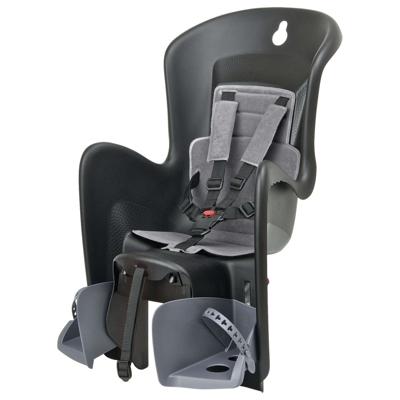 Kinderzitje achter Polisport Bilby Maxi - zwart/grijs - dragermontage (CFS)