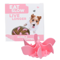 Eat Slow Live Longer Gobble Stopper Roze S