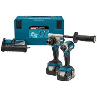 Makita DLX2432TJ Accu Combiset 2-delig (DDF486 + DTD153) 18V 5.0Ah in Mbox