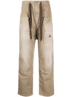 KAPITAL pantalon Katsuragi à coupe droite - Marron