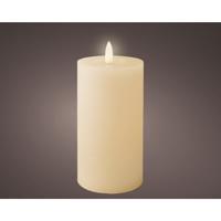 LED Kaars wax crème Ø7xH15cm LED Kaars wax crème Ø7xH15cm