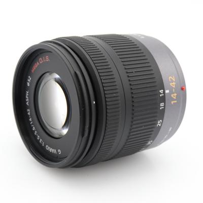 Panasonic Lumix G Vario 14-42mm f/3.5-5.6 ASPH. Mega OIS zilver occasion