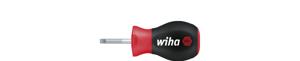 Wiha Schroevendraaier | snedebreedte 4 mm | klinglengte 25 mm meercomponentengreep | ronde kling | 1 stuk - 26964 26964