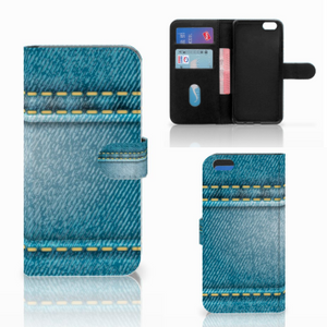 Apple iPhone 7 Plus | 8 Plus Wallet Case met Pasjes Jeans