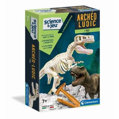 OpgravingsSpel Clementoni T-Rex fosforescente