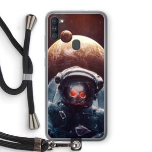 Voyager: Samsung Galaxy A11 Transparant Hoesje met koord