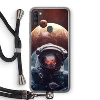Voyager: Samsung Galaxy A11 Transparant Hoesje met koord