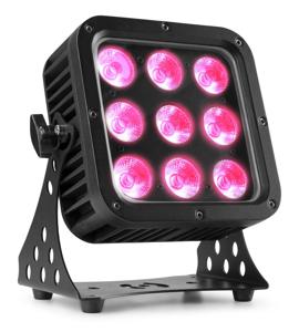 Beamz StarColor72 LED floodlight voor buiten 9x 8W RGBW IP65