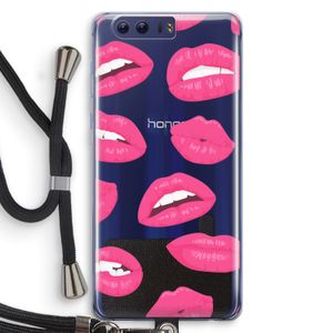 Bite my lip: Honor 9 Transparant Hoesje met koord