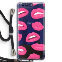 Bite my lip: Honor 9 Transparant Hoesje met koord