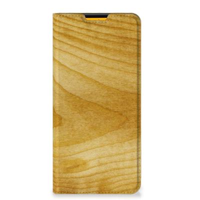 Samsung Galaxy M52 Book | Wallet Case | Licht Hout