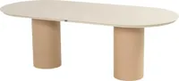 Hartman dining tuintafel valencia 220x100x75cm capuccino
