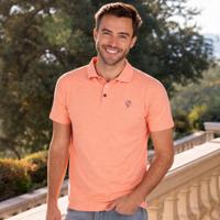 Heren Polo Willemstad | Lichtoranje Melange