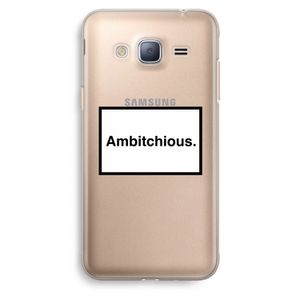 Ambitchious: Samsung Galaxy J3 (2016) Transparant Hoesje