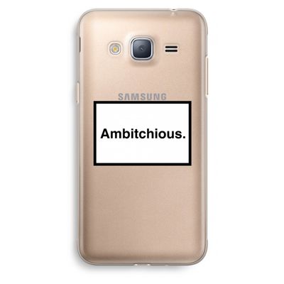 Ambitchious: Samsung Galaxy J3 (2016) Transparant Hoesje
