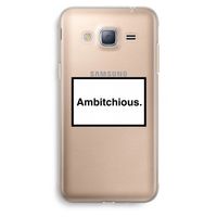 Ambitchious: Samsung Galaxy J3 (2016) Transparant Hoesje