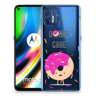 Motorola Moto G9 Plus | Siliconen Case | Donut Roze