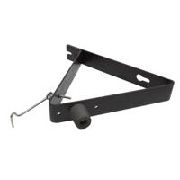 Gebr. Bodegraven deuropvangbeugel - 275x250x220 mm - zwart + EAN
