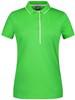 James & Nicholson JN727 Ladies´ Polo Stripe - Frog/White - S