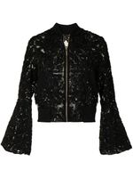 Elie Saab veste brodée de sequins - Noir - thumbnail