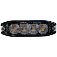 Berger & Schröter Frontflitser LED Front- Heckblitzer orange E9 10R-06 1386, SAE W117, X A1 E9 00.1957 12 V, 24 V werkt op boordnet Schroefmontage, Plakmontage