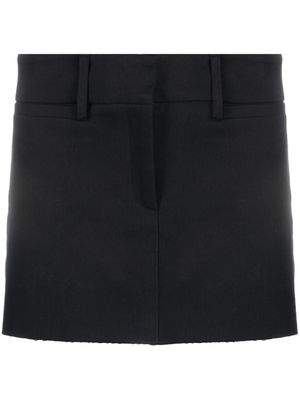Blanca Vita minijupe en coton - Noir