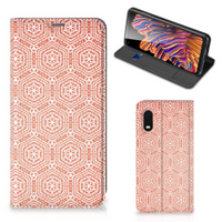 Samsung Xcover Pro Hoesje met Magneet Pattern Orange