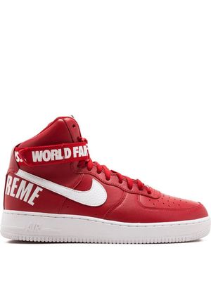 Nike baskets Air Force 1 High Supreme 'Red' - Rouge