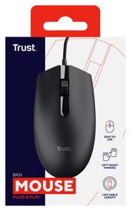 Trust Basi muis Kantoor Ambidextrous USB Type-A Optisch 1200 DPI