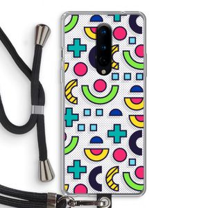 8-bit N°6: OnePlus 8 Transparant Hoesje met koord