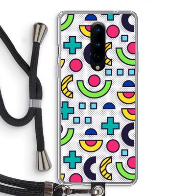 8-bit N°6: OnePlus 8 Transparant Hoesje met koord