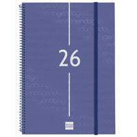 Agenda Finocam Blauw A4 21 x 29,7 cm