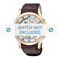 Horlogeband Seiko 7T86-0AA0 / SPC054P1 / 4A071KL Leder Bruin 21mm - thumbnail
