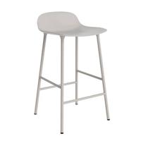 Normann Copenhagen Form Barkruk Low 65 cm - Staal - Warm Grijs