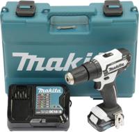 Makita HP333DSAW klopboor-/schroefmachine (wit) | 12V max 1x Akku 2.0Ah Li-ion - HP333DSAW