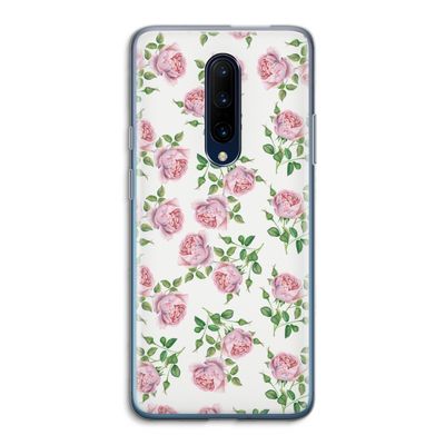 Kleine roosjes: OnePlus 7 Pro Transparant Hoesje