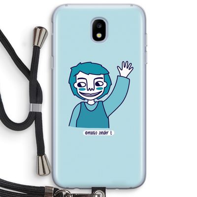 Zwaai: Samsung Galaxy J5 (2017) Transparant Hoesje met koord