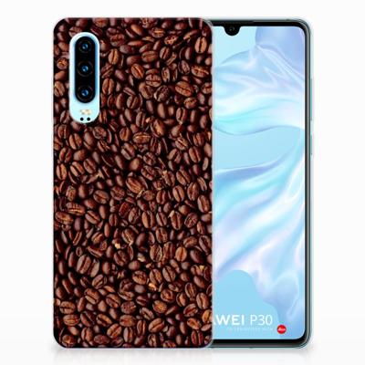 Huawei P30 | Siliconen Case | Koffiebonen