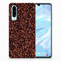 Huawei P30 | Siliconen Case | Koffiebonen