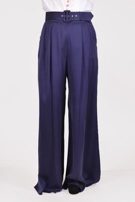 Zimmermann broek Silk Wide Leg 5676PRHIG navy