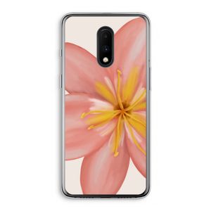Pink Ellila Flower: OnePlus 7 Transparant Hoesje
