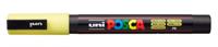 Uni-Ball PC-3M markeerstift 1 stuk(s) Kogelpunt Geel