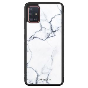Samsung Galaxy A51 hoesje - Marmer grijs