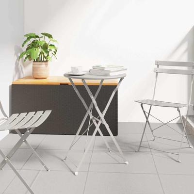 Bistrotafel Beige Ø50x71 cm Poedercoating staal