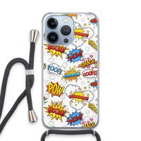 Pow Smack: iPhone 13 Pro Transparant Hoesje met koord